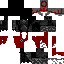 اسکین ماینکرافت شوالیه سرخ و مشکی